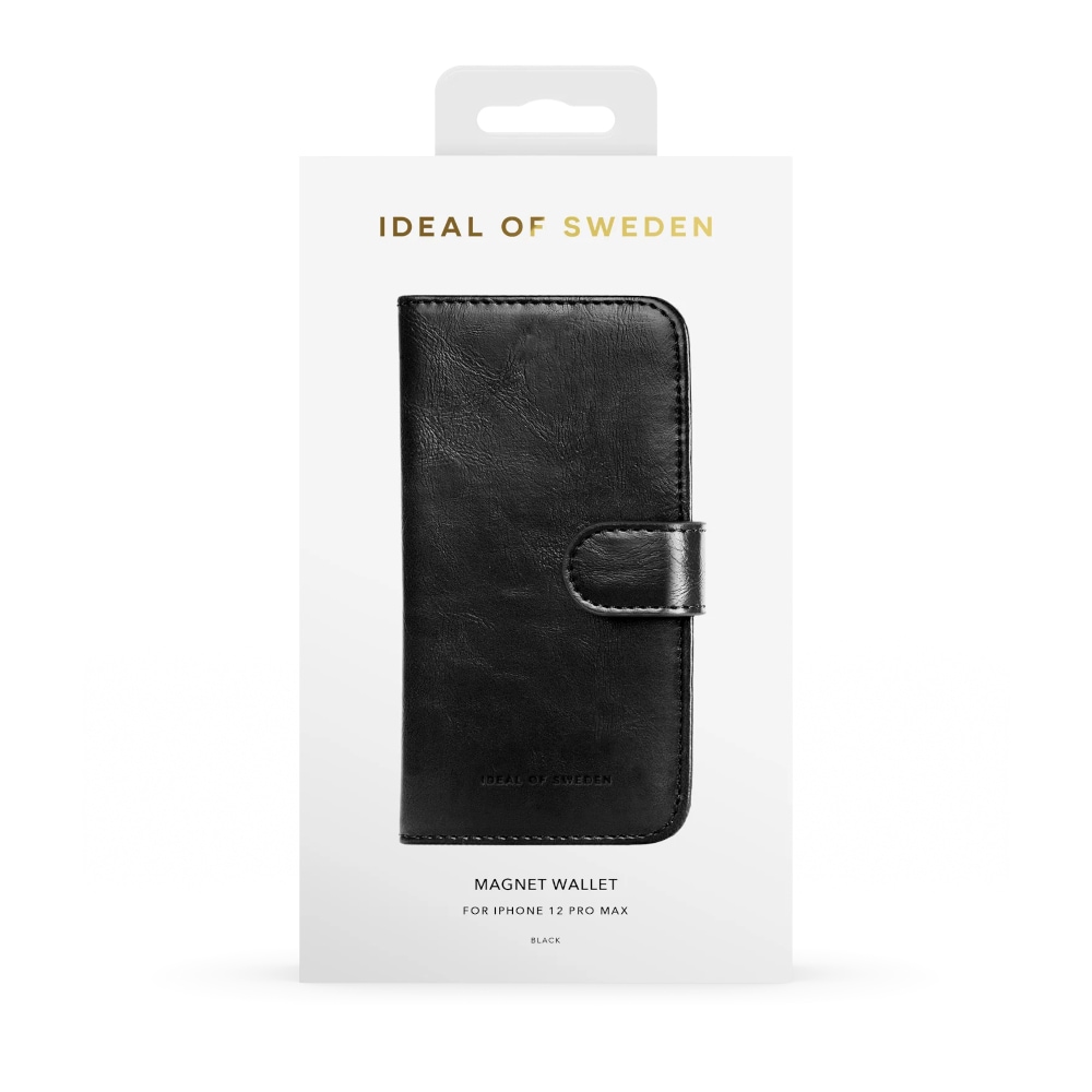 IDEAL OF SWEDEN Lommebokdeksel Magnet Wallet+ Black til iPhone 12 Pro Max