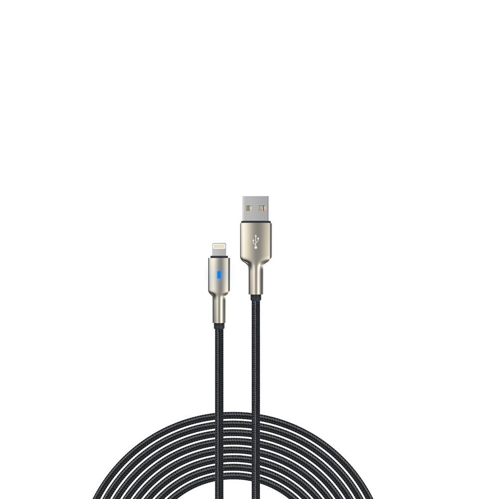 Devia iPhonekabel 1,5 m 2,1A - sort