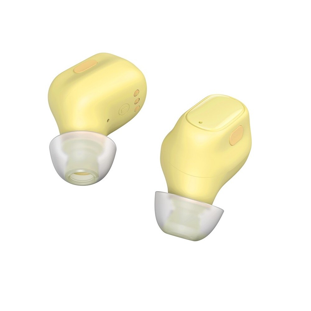 Baseus Encok WM01 true wireless hodetelefoner- gul