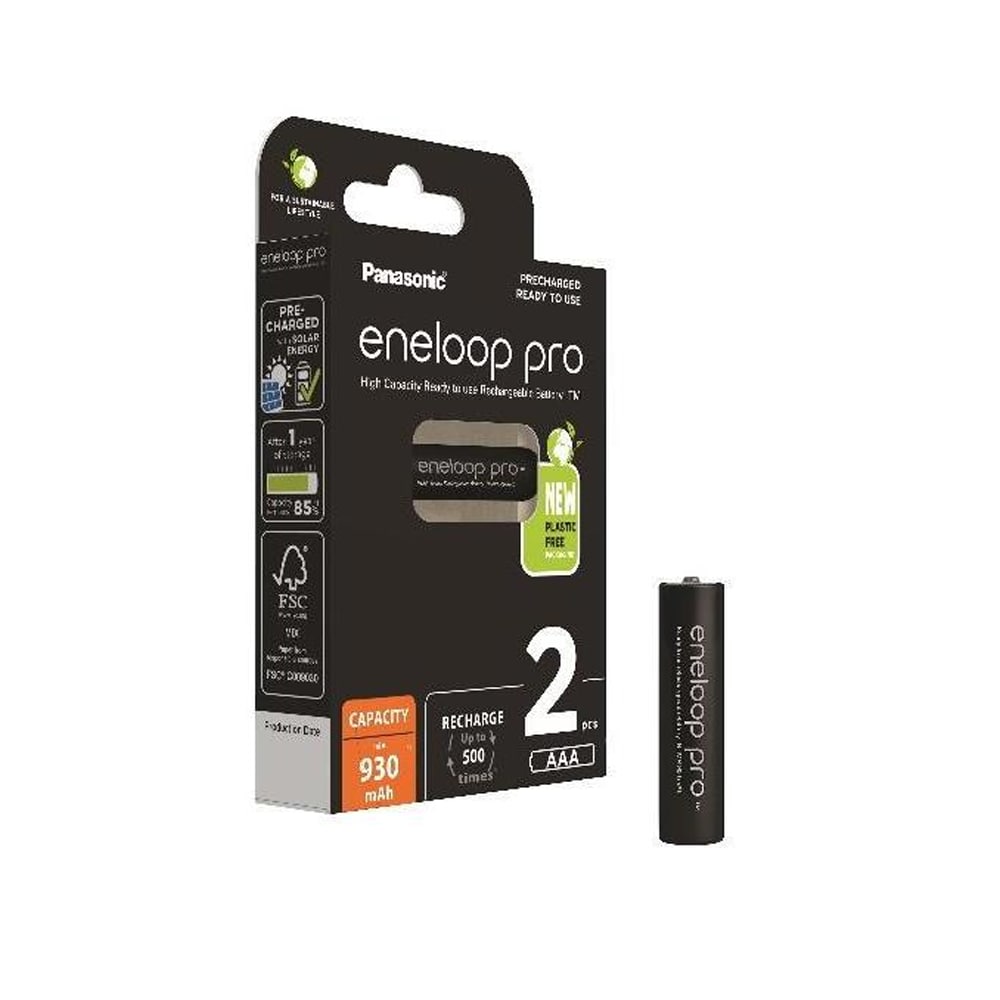 Panasonic Eneloop Pro AAA-batterier 930mAh - 2st