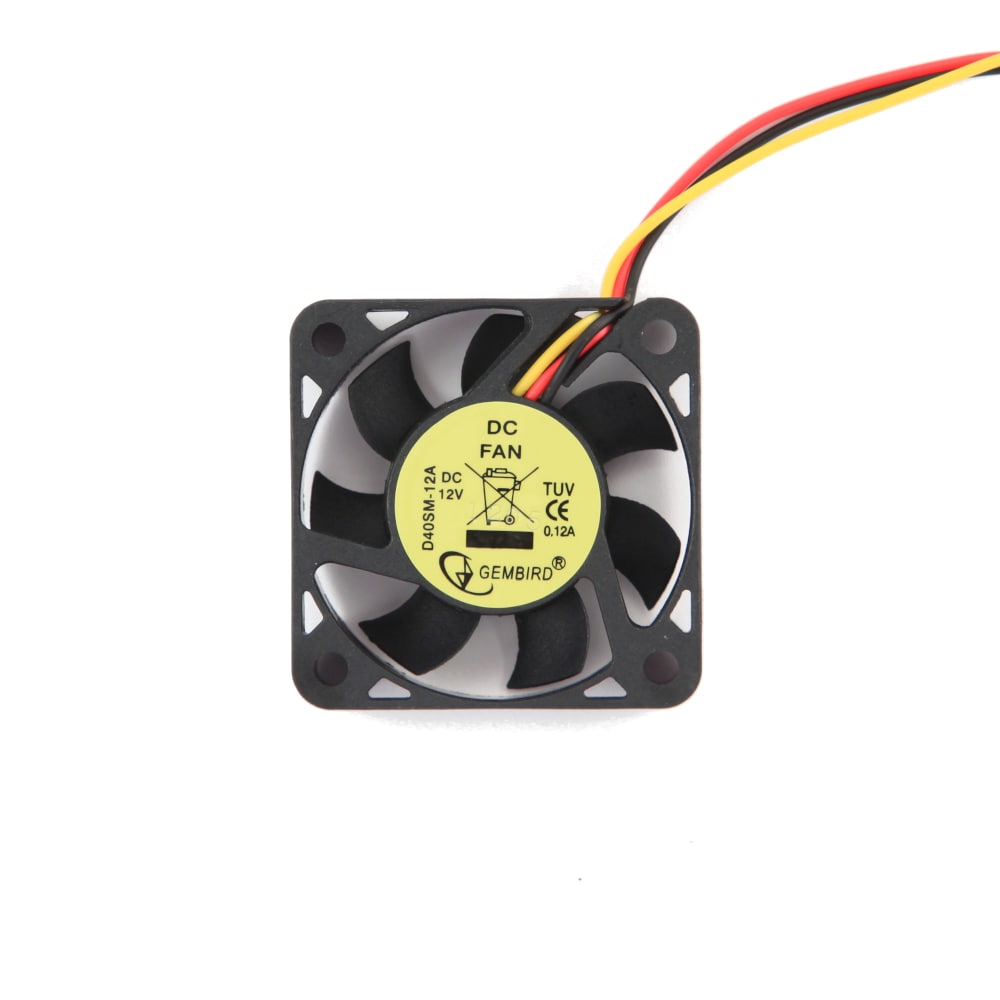 Gembird D40SM-12A Kjølevifte 40mm 12V - Stillegående og Effektiv Kjøling