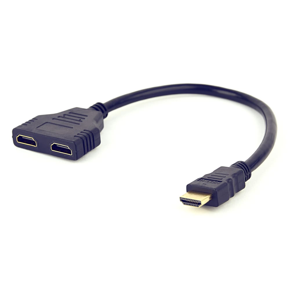 Cablexpert Passiv HDMI-kabel med 2 porter