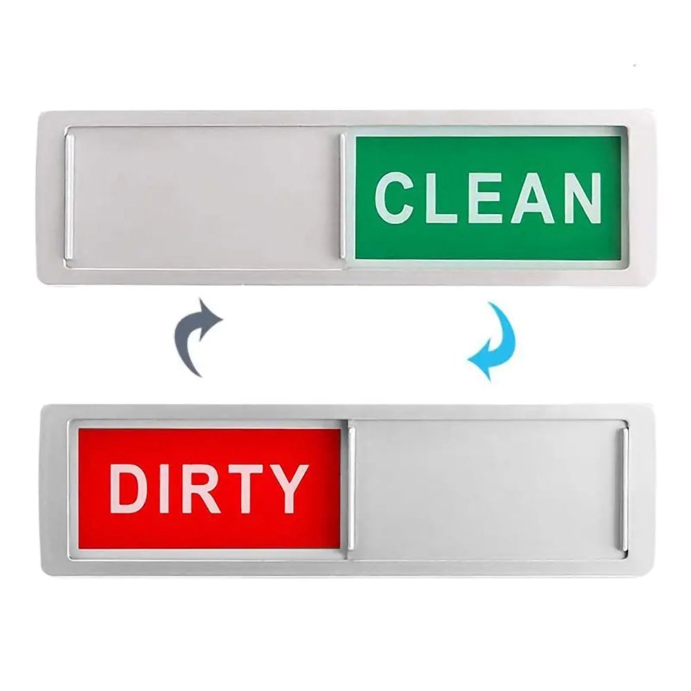 Skilt til oppvaskmaskin - Clean or Dirty