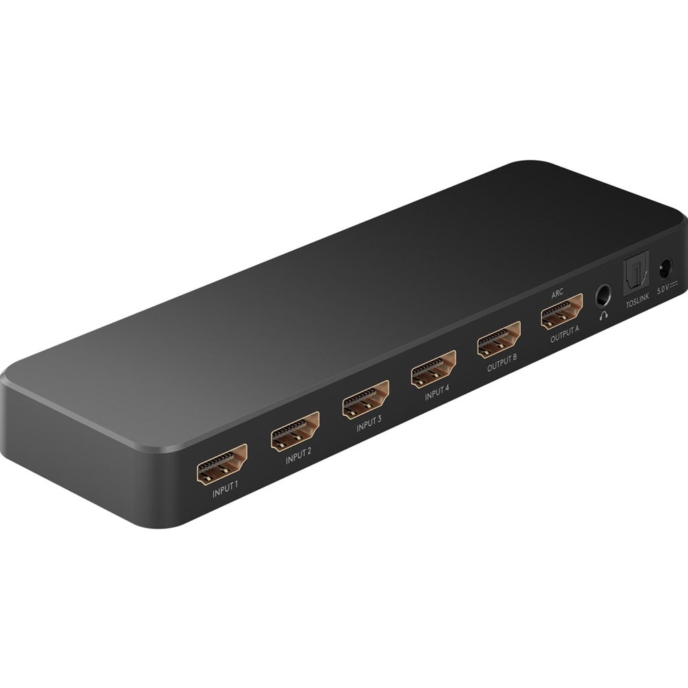 Goobay HDMI Matrix Switch 4 til 2 - 4K 60Hz