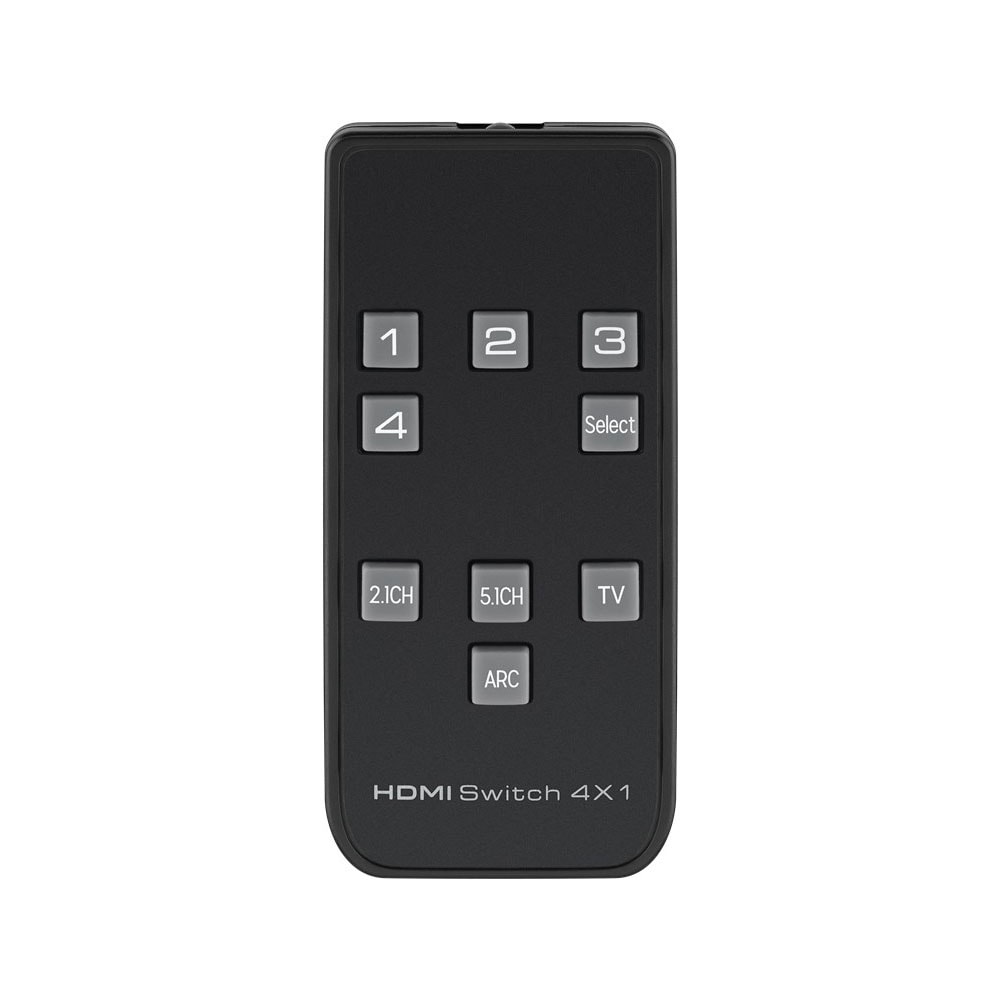 Goobay HDMI Switch 4 til 1 med lydutgang- 4K 60Hz