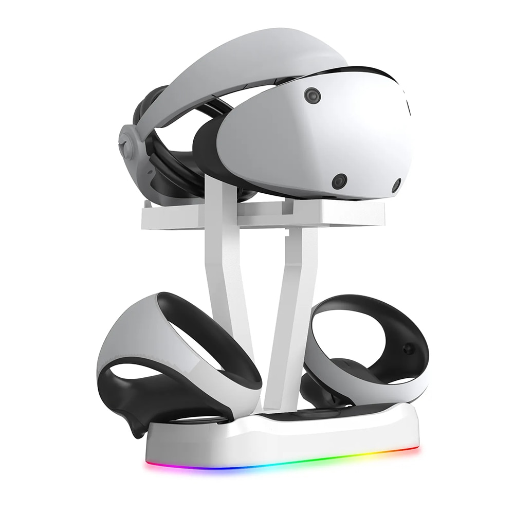 Ladestasjon for VR-tilbehør til Playstation 5 med RGB-belysning