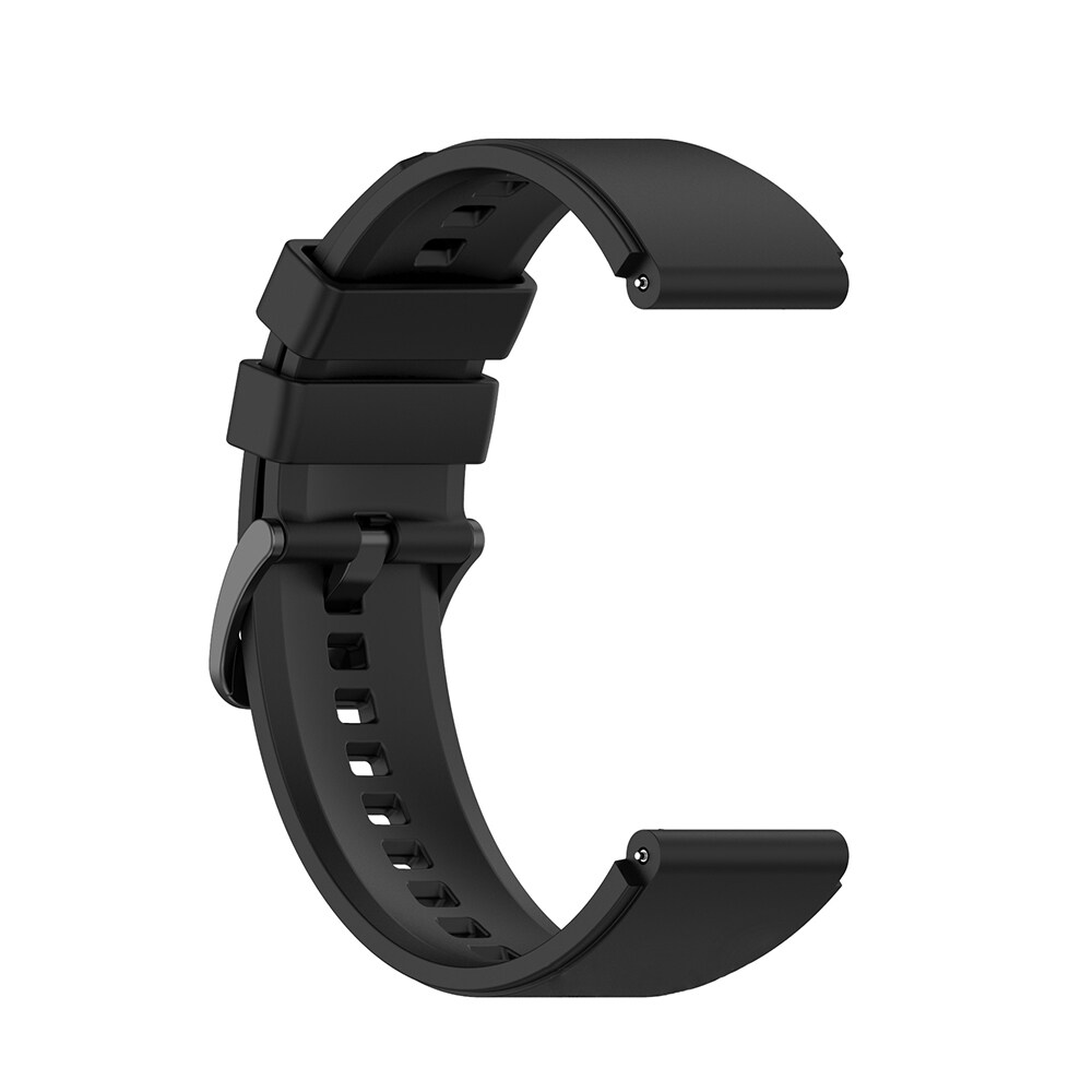 Silikonarmbånd 20mm til Huawei Watch GT3 Pro 43mm - Sort
