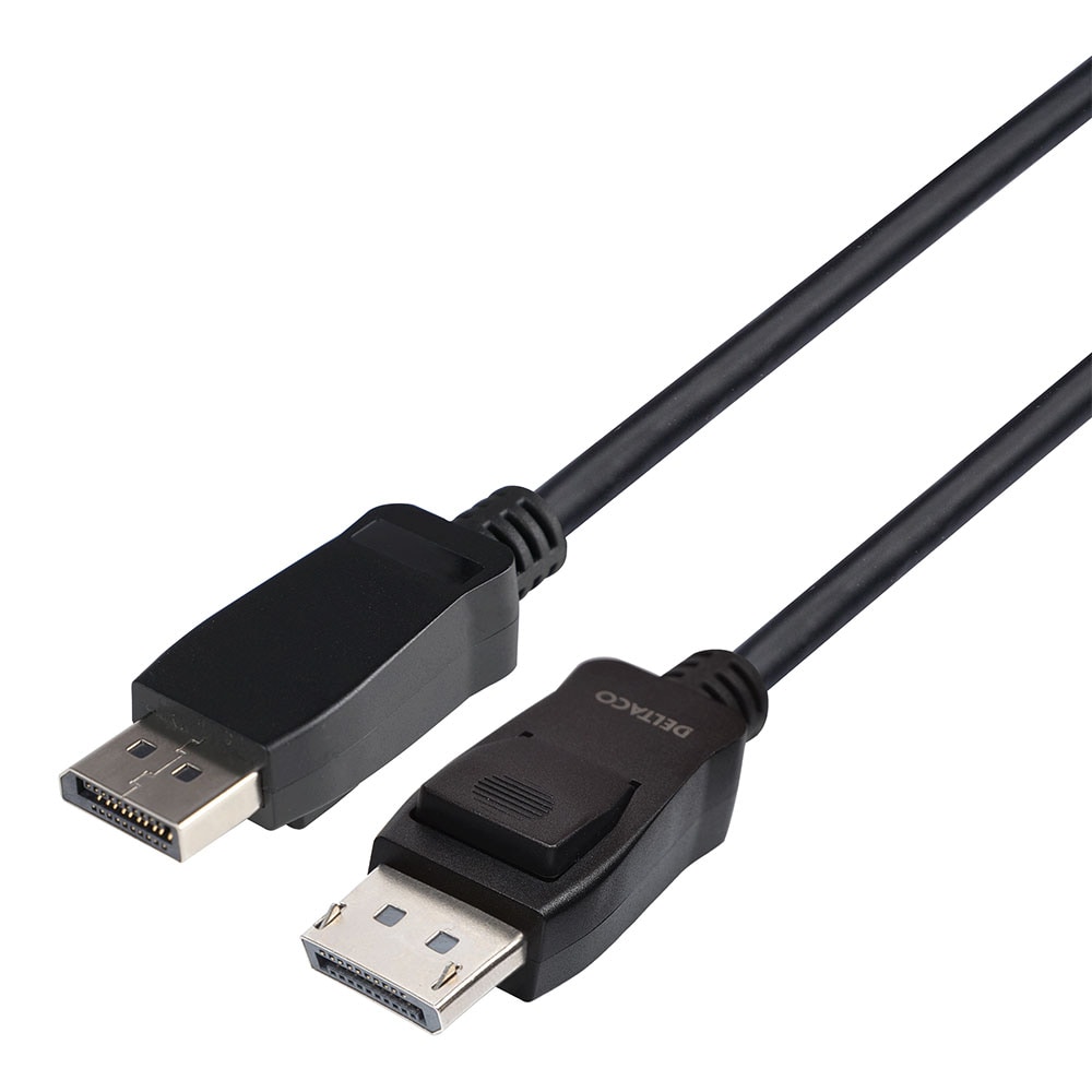 Deltaco DisplayPort-kabel 8K DP 1.4 3m