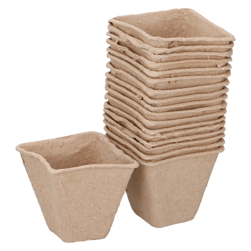 Kinzo Garden Fiberpotte 8x8x8cm - 18-pakning