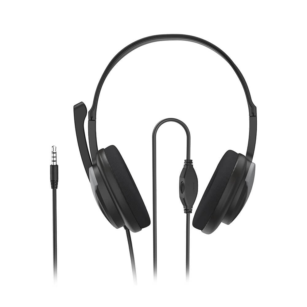 Hama PC Headset Office Stereo On-Ear HS-P100 V2 Sort 3,5mm