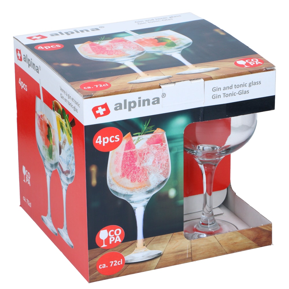Alpina Gin&Tonic-glass 4-pakning - 72cl