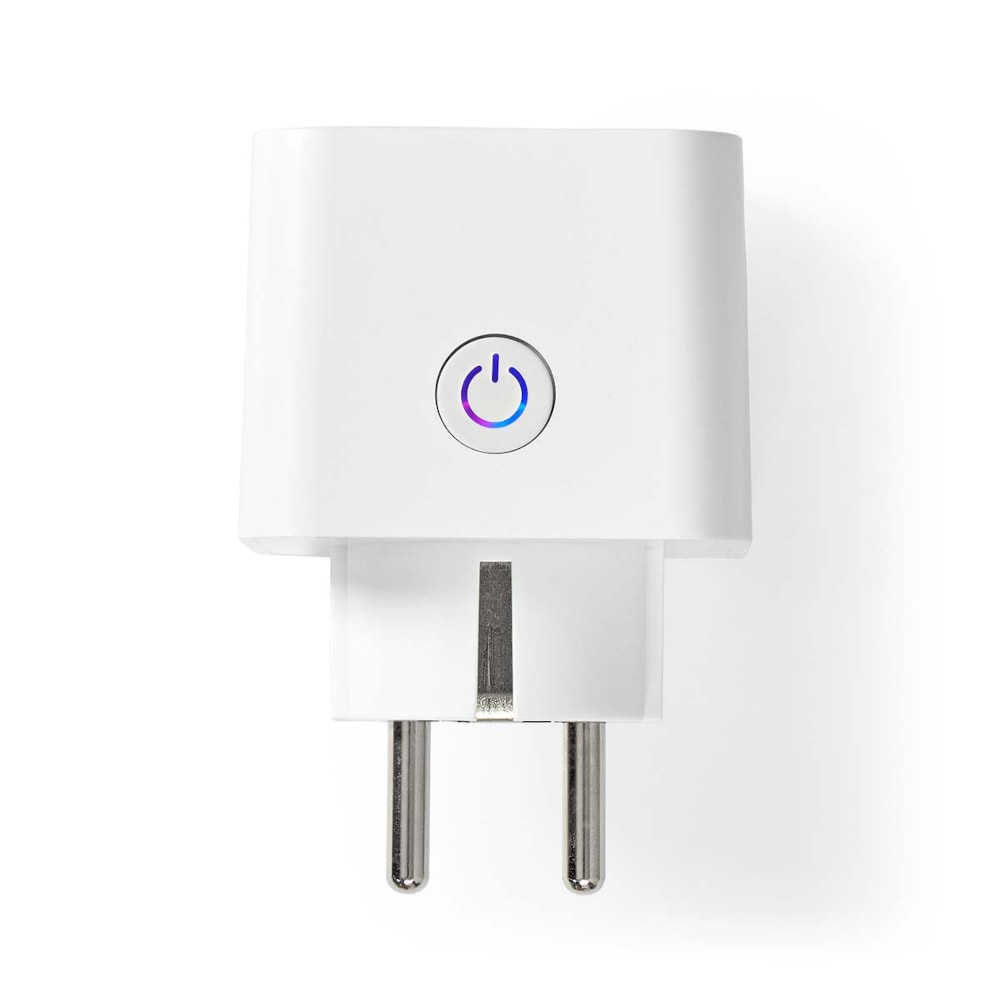 Nedis SmartLife Smart Plug Wi-Fi Power meter 3680W Hvit - 3-pakning