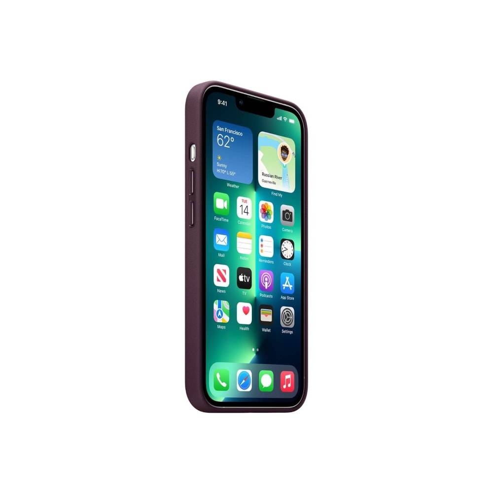 Apple Skinndeksel med MagSafe for iPhone 13 Pro - Dark Cherry