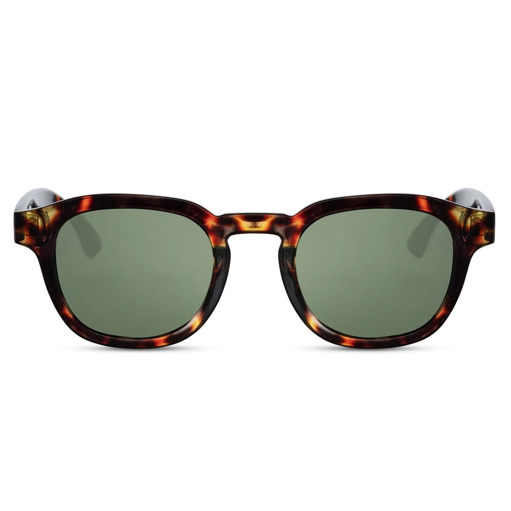 Eco Solbriller - Brun med grønn linse