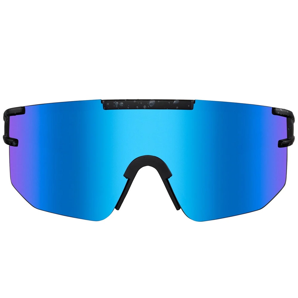 Sportsbriller med speilglass - Sort/Blå