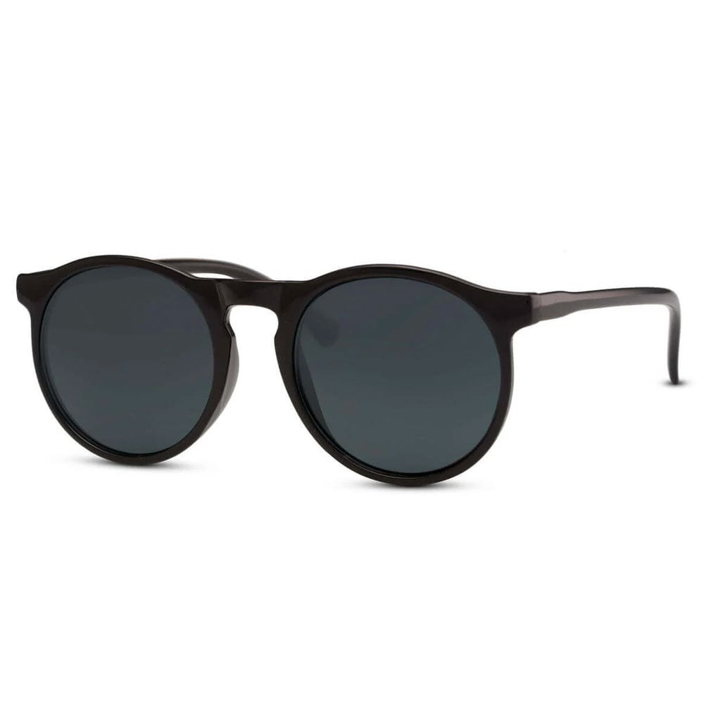Solbriller - Sorte med sort linse