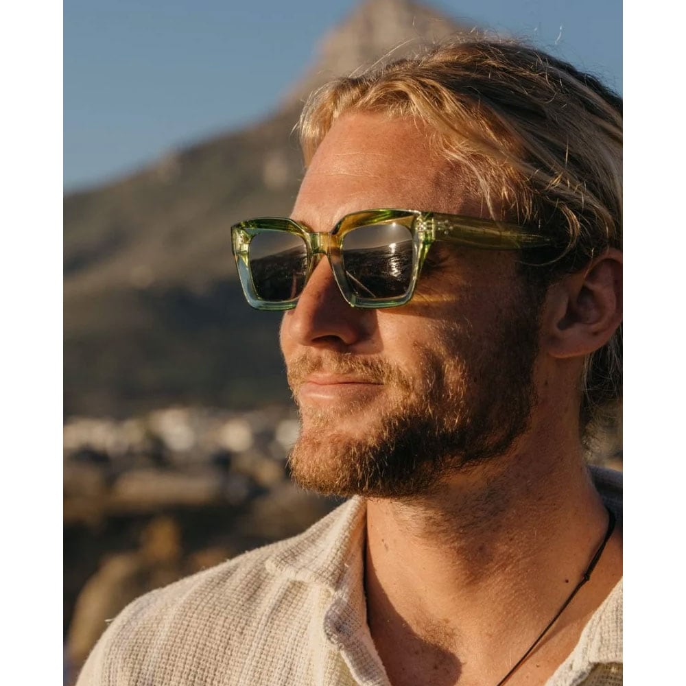 Eco Solbriller - Grønne med sort linse