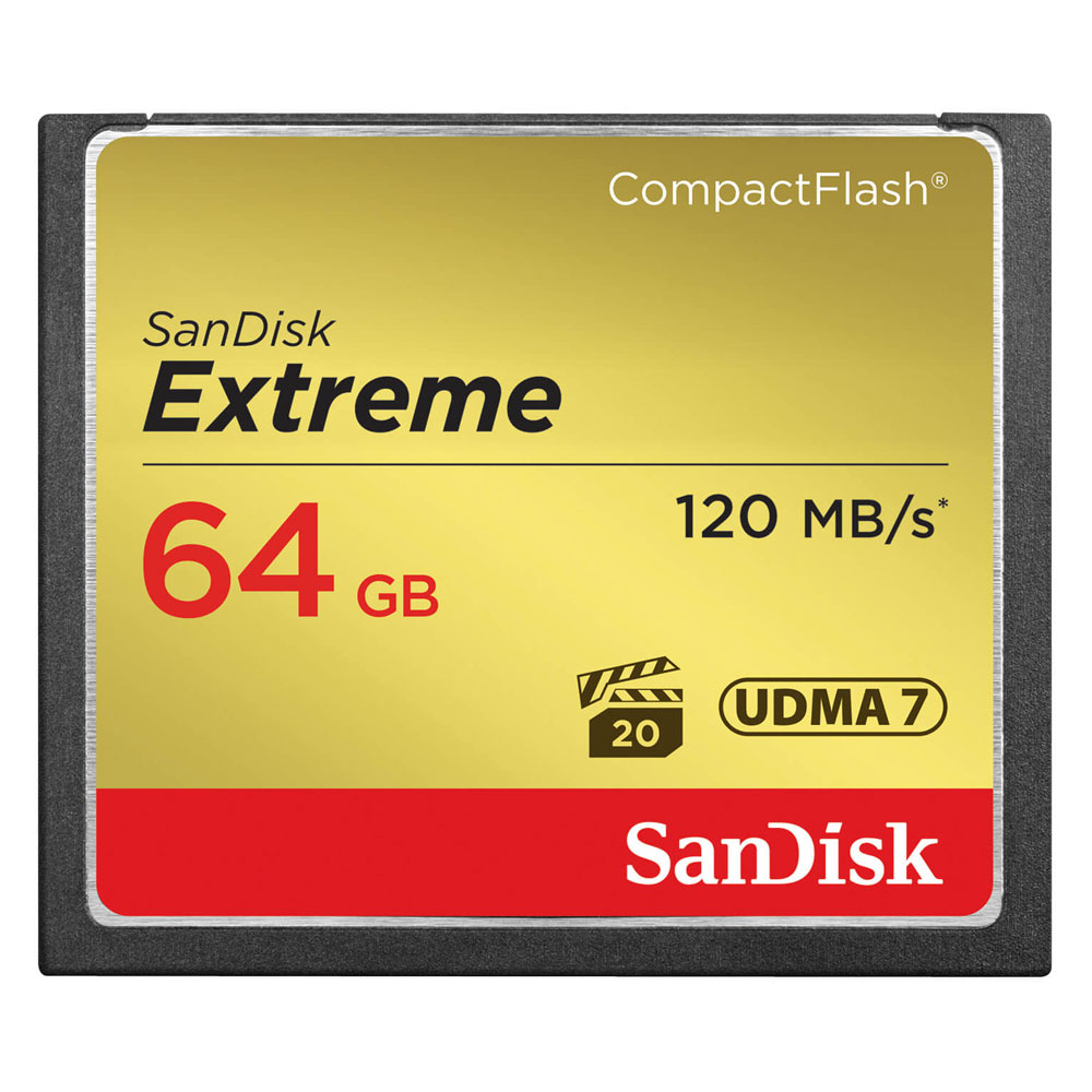 SanDisk Minneskort CF Extreme 64GB 120MB/s UDMA7