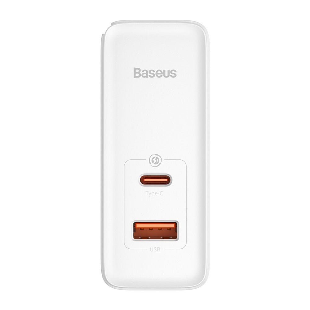 Baseus vegglader 100W USB-C med kabel - hvit