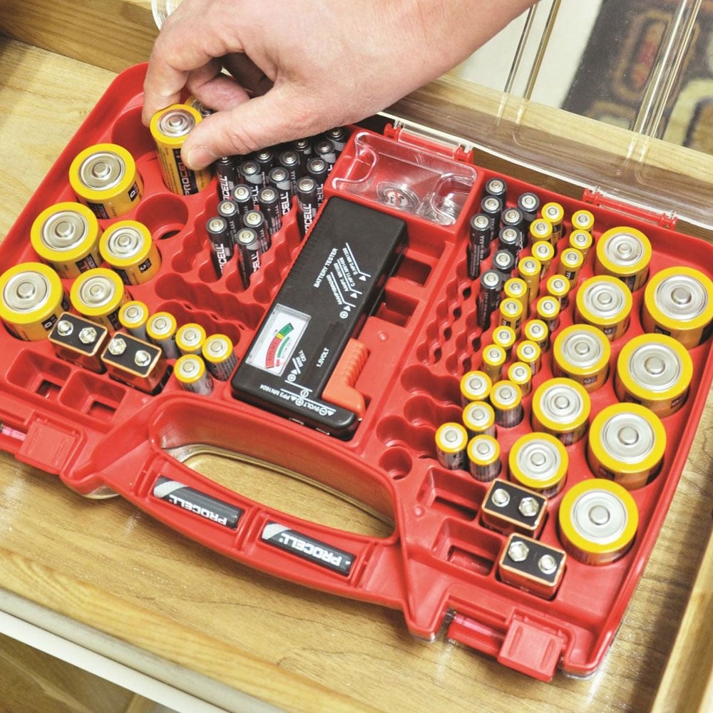Battery Daddy - Batteriveske for 180 batterier