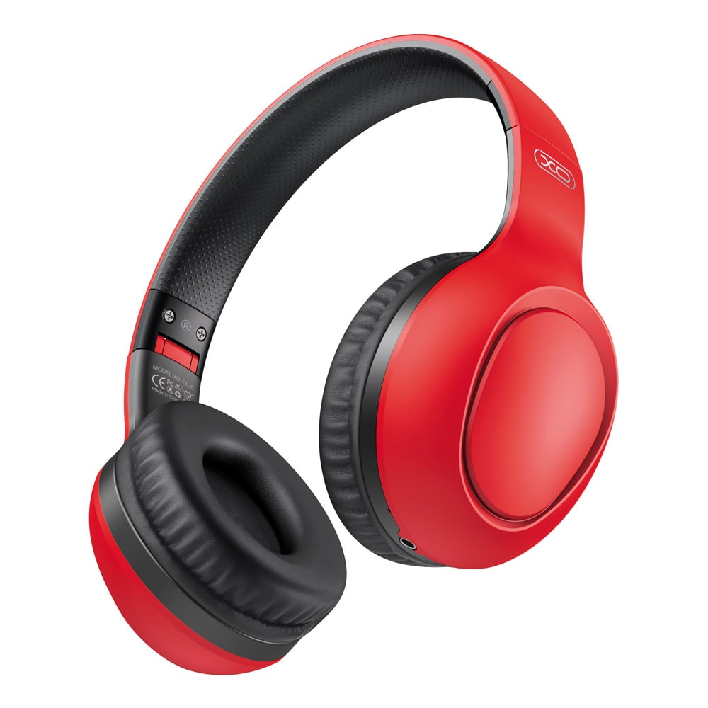 XO Over-ear Bluetooth Headset BE35 - Rød/Sort