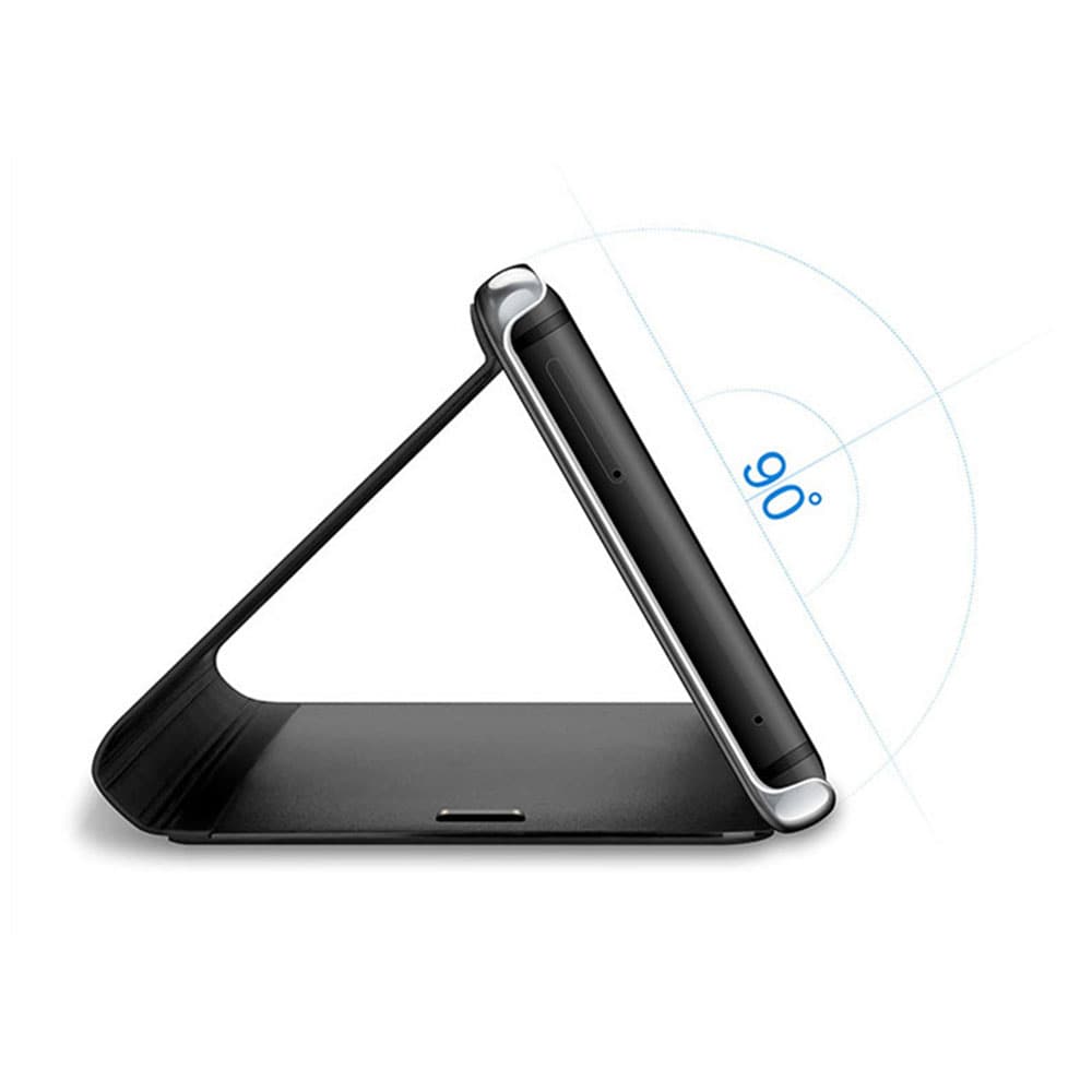 Smart Clear View deksel til Samsung Galaxy A34 5G - Sort