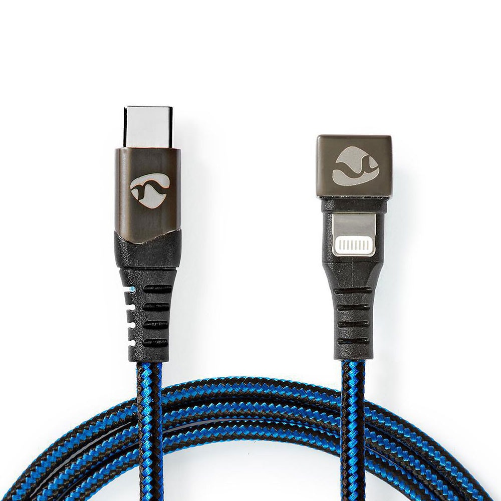 Nedis Flettet USB-Kabel MFI USB-C til Lightning 1m