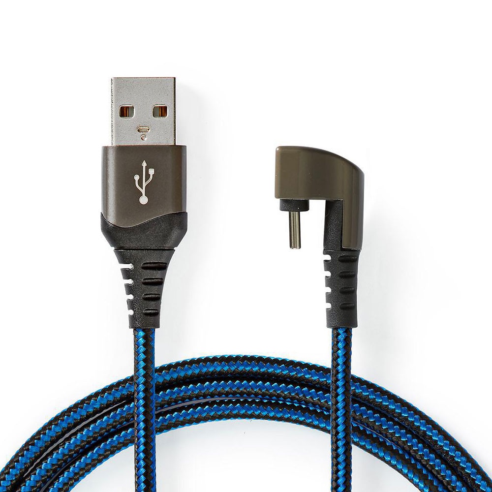 Nedis Flettet USB-Kabel USB til USB-C 1m