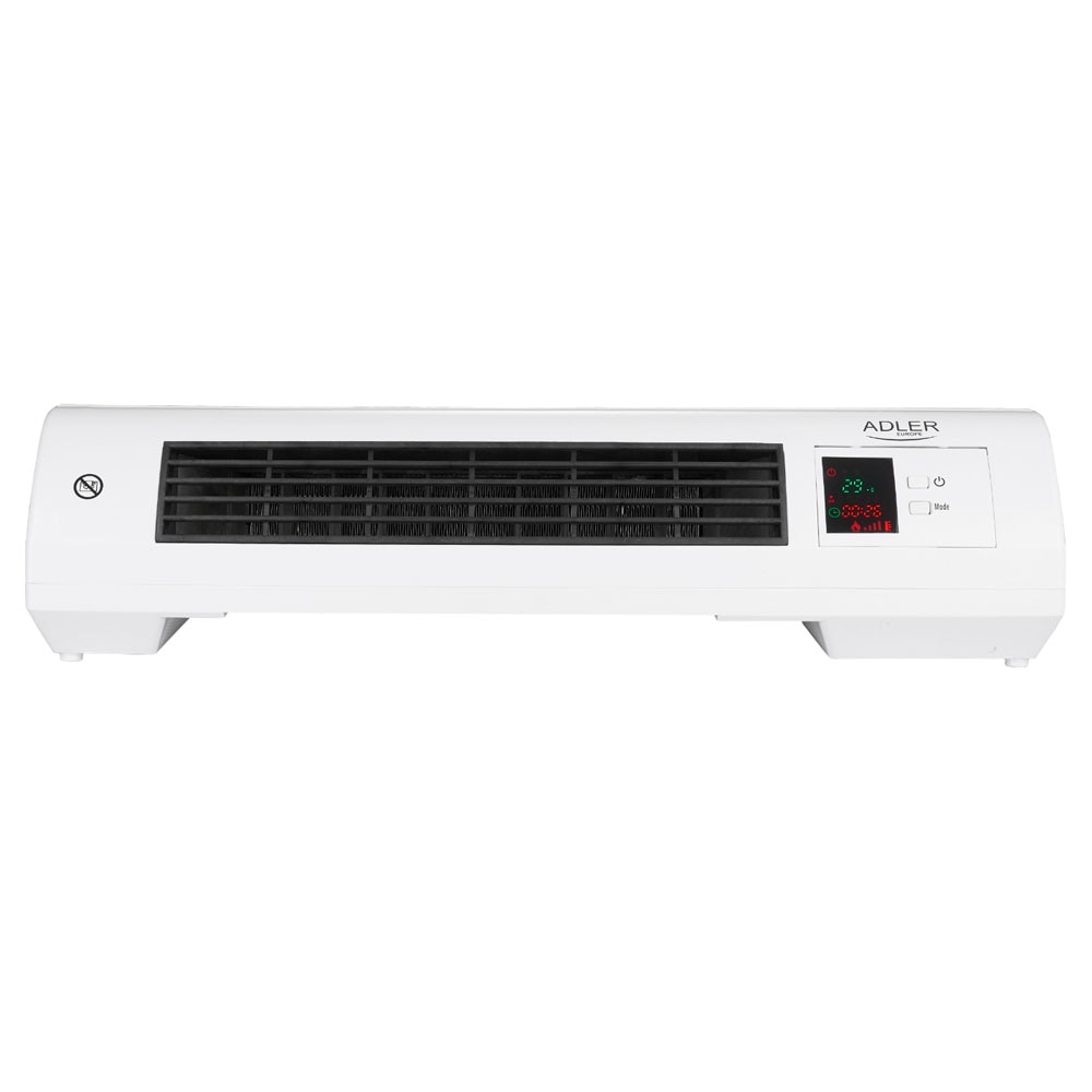 Adler varmevifte / veggmontert varmeovn 2000 W / elektrisk vifte med fjernkontroll og timer