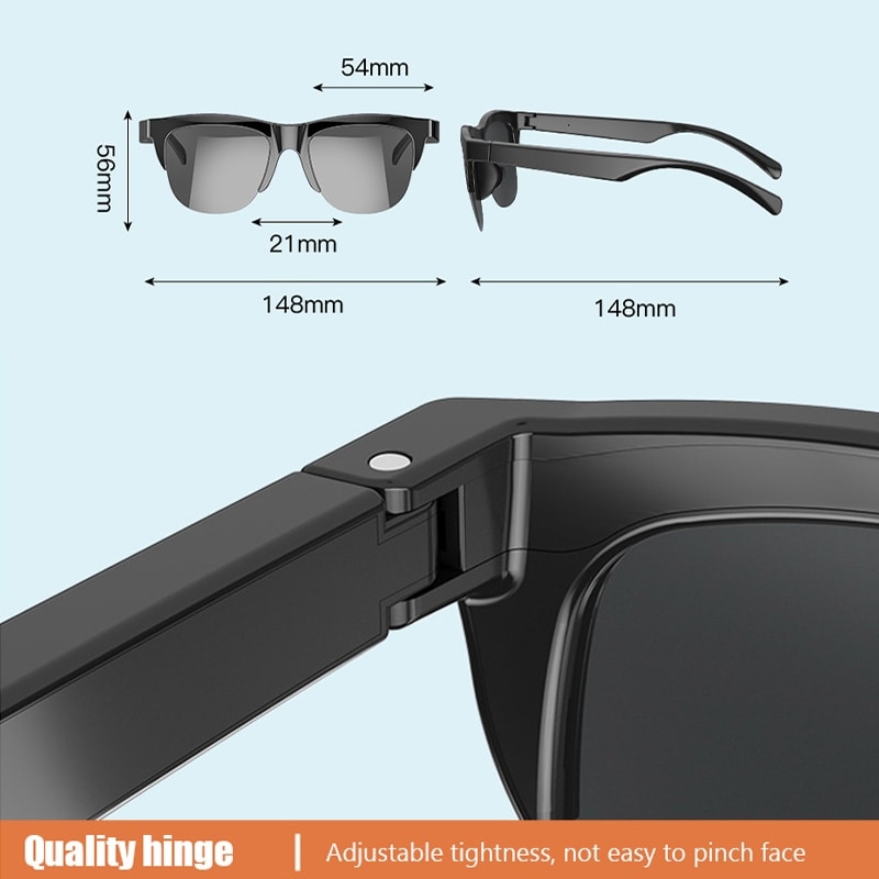 Solbriller med innebygd Bluetooth-headset