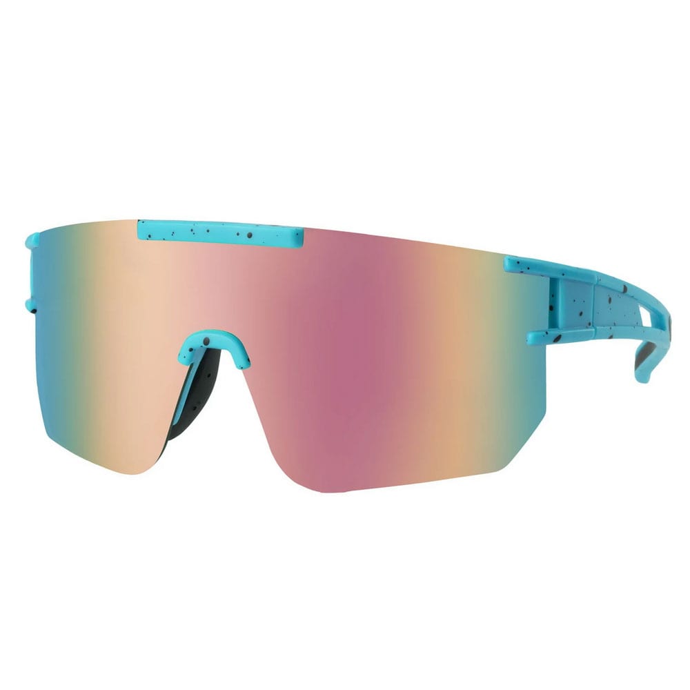 Sportsbrille med speilglass - Blå/Rainbow