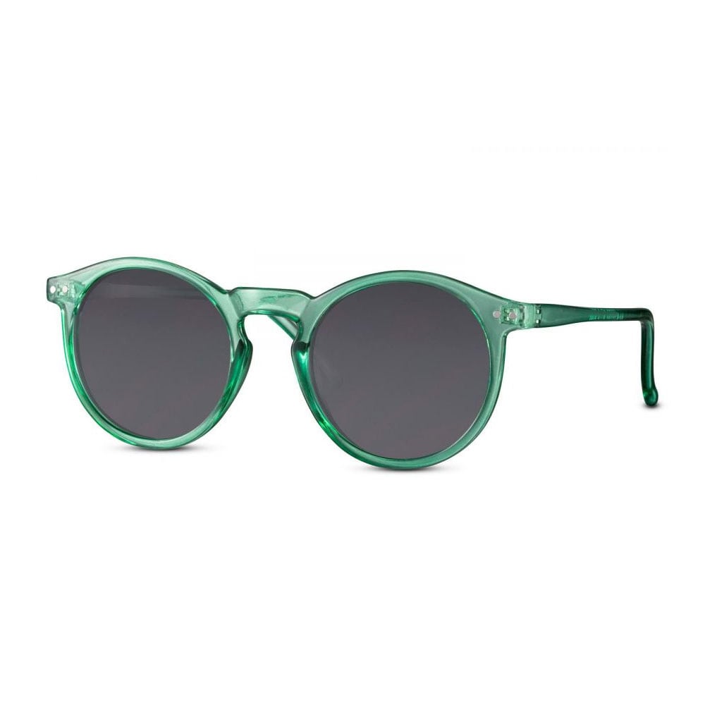 Grønne solbriller med sort linse