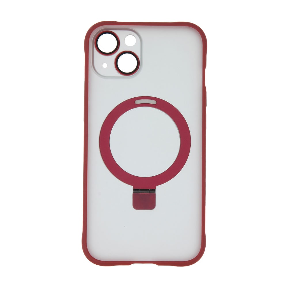 Mag Ring bakdeksel til iPhone 12 Pro Max - Rød