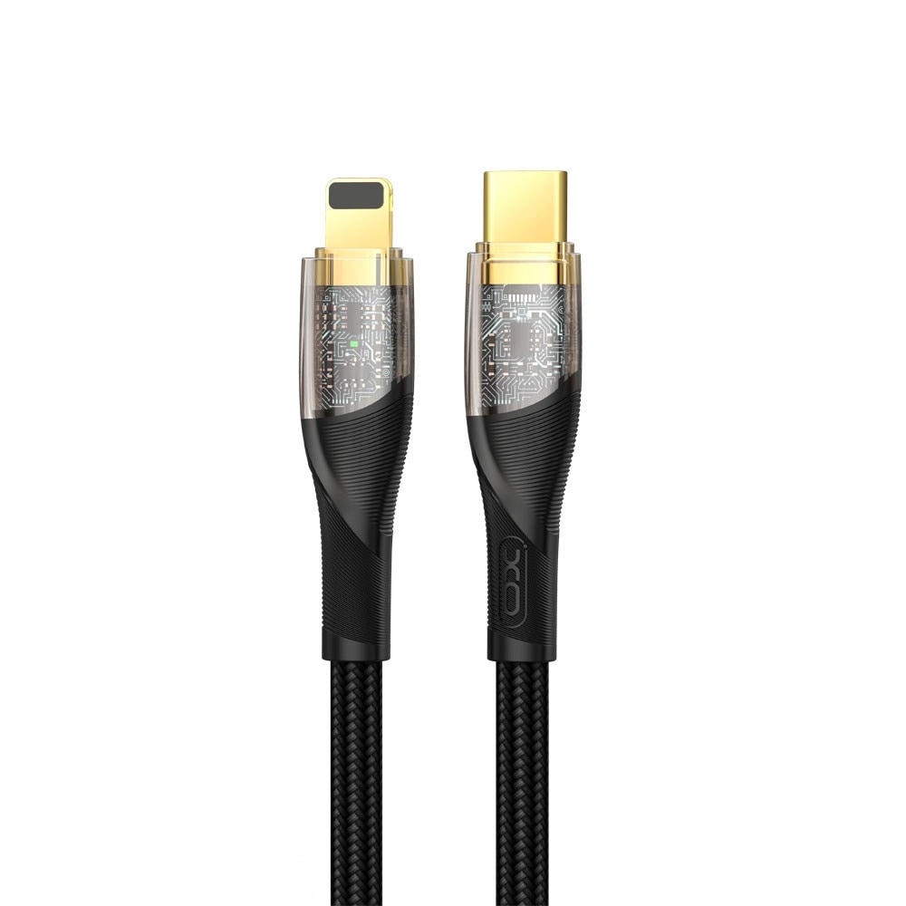 XO USB-Kabel USB-C - Lightning 1m 27W - Sort