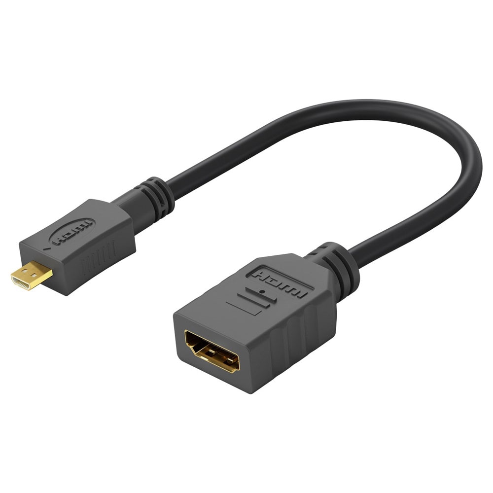 Goobay HDMI Adapter Micro HDMI til HDMI