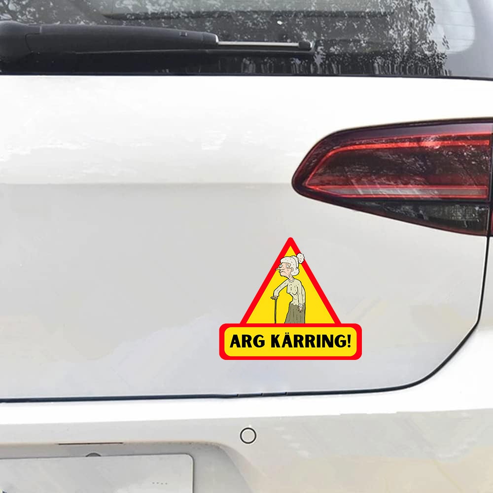 Bumper Sticker - Angry Old Lady