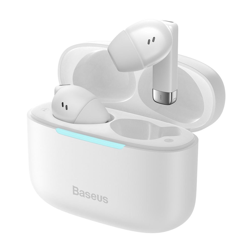 Baseus TWS In-Ear Bluetooth Headset - Hvit