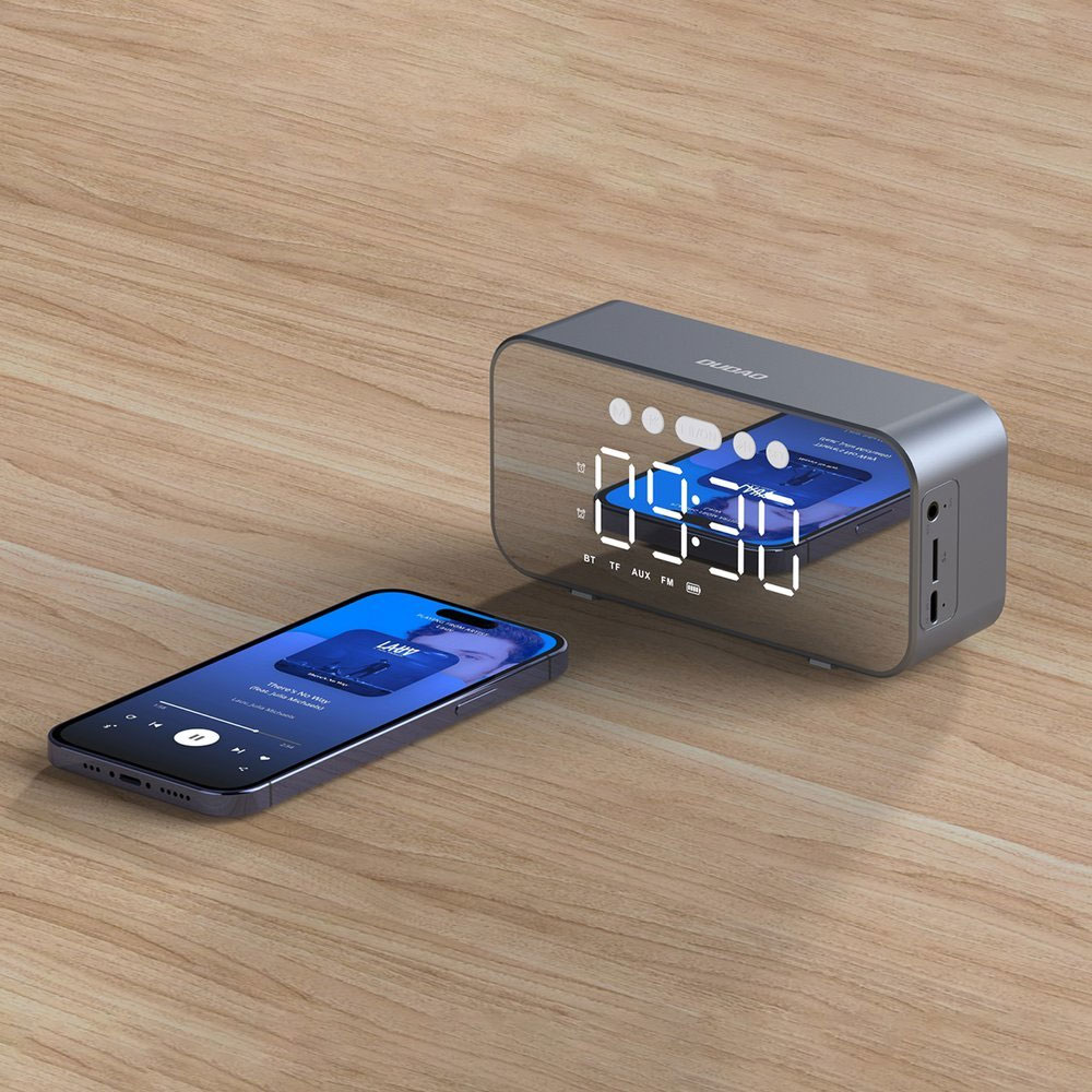 Dudao Y17 Vekkerklokke med Bluetooth-høyttaler