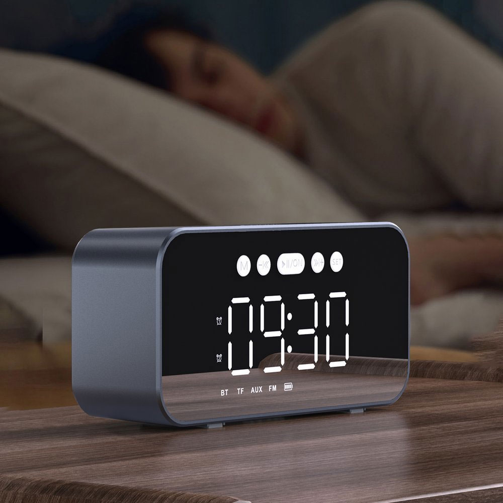 Dudao Y17 Vekkerklokke med Bluetooth-høyttaler