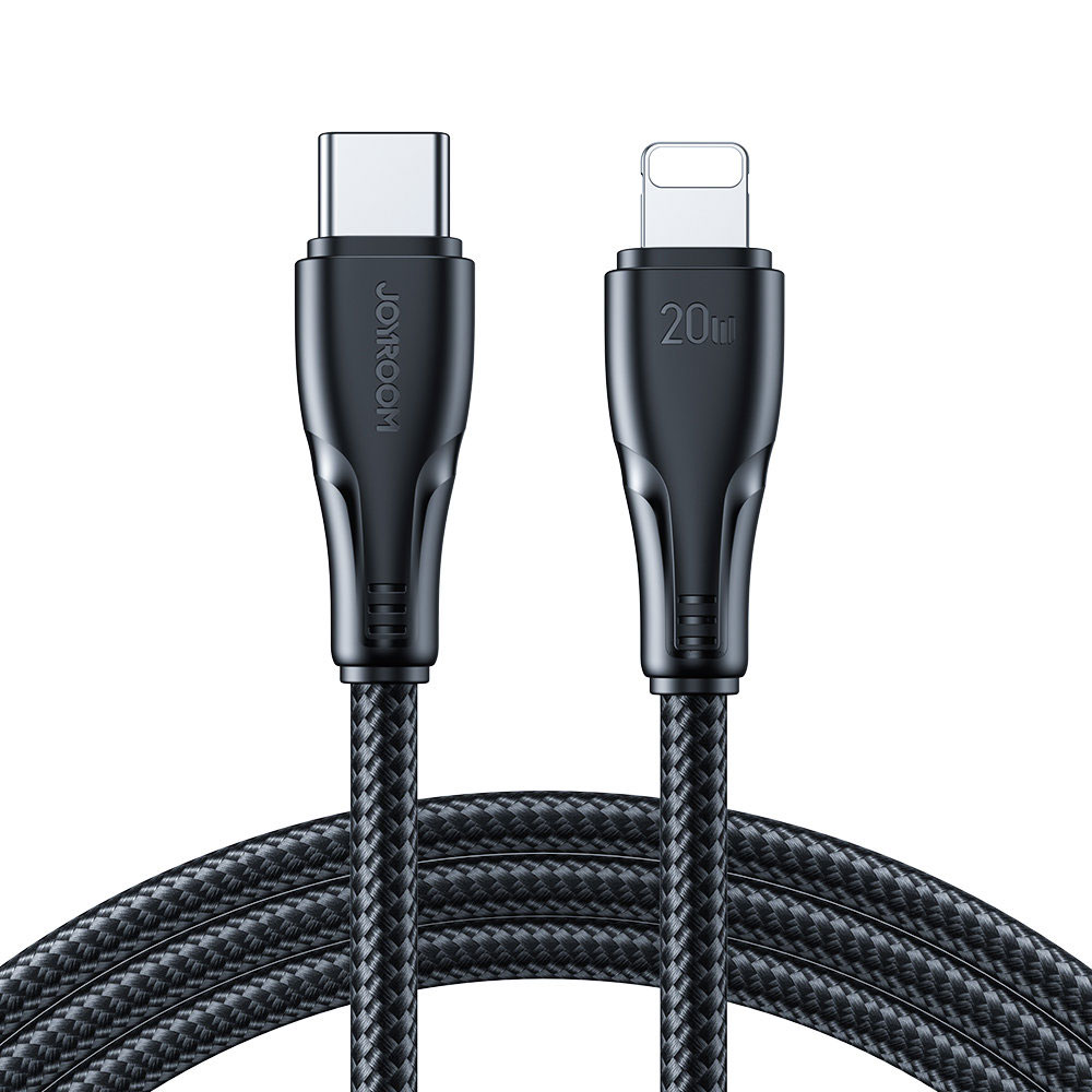 Joyroom USB-Kabel USB-C til Lightning med 20W hurtiglading 3m - Sort