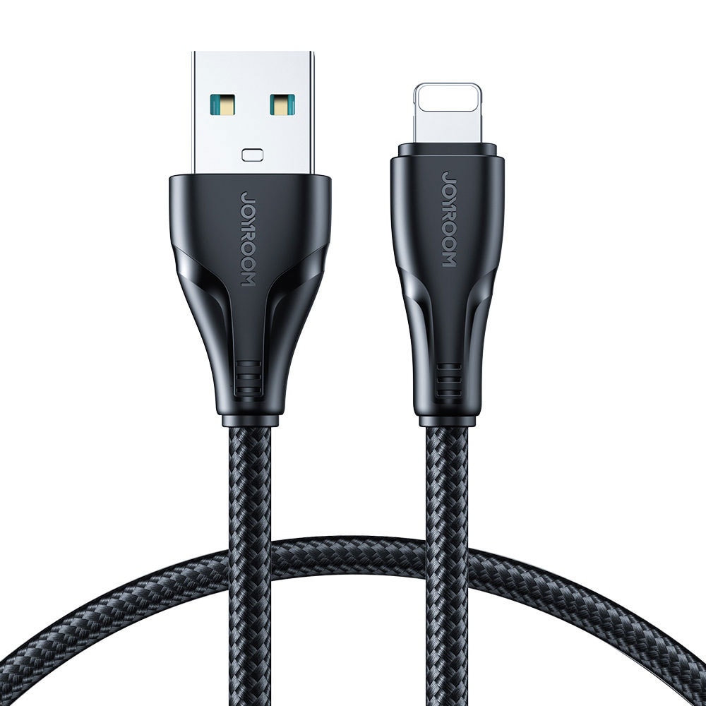 Joyroom USB-kabel USB til Lightning 2.4A 1,2 m  - Sort