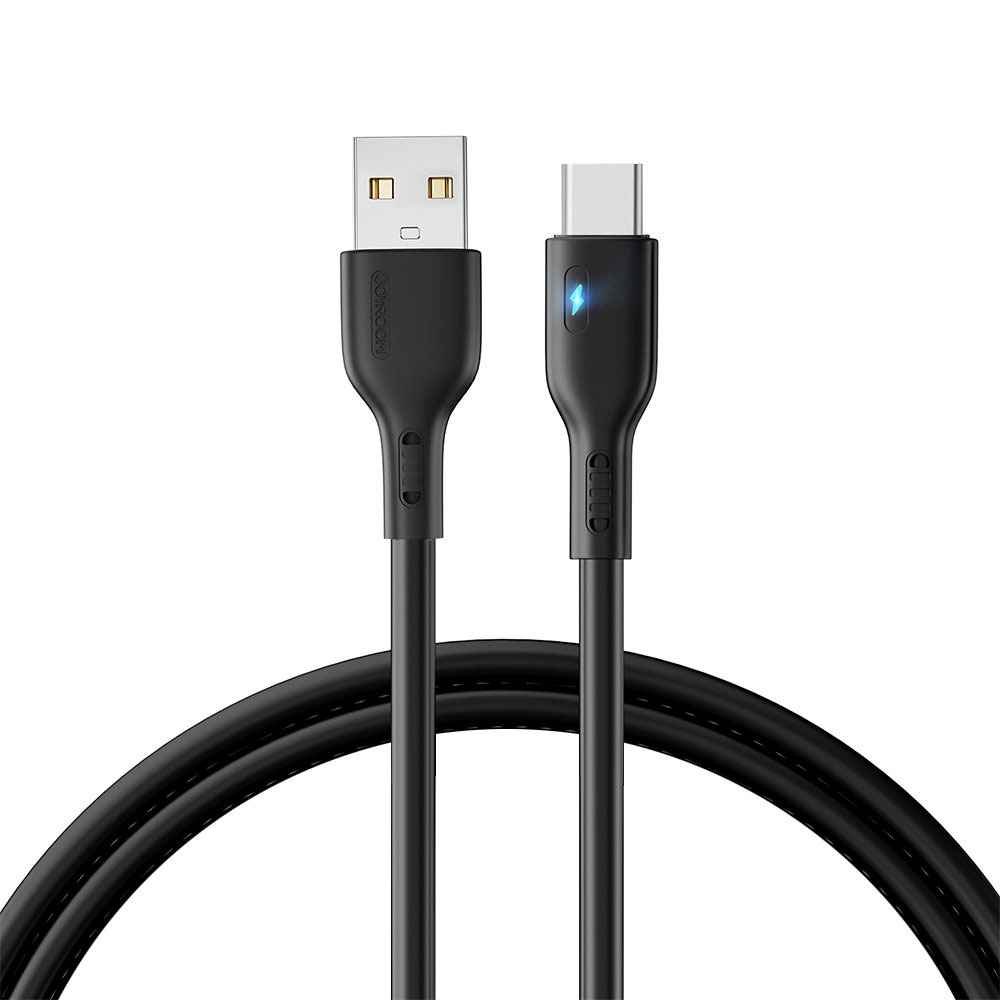 Joyroom USB-kabel 3A USB til USB-C 1,2m - Sort