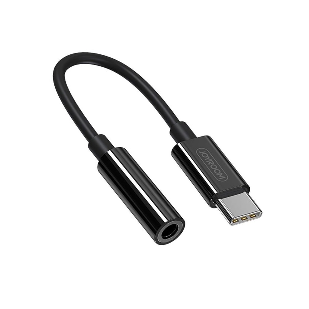 Joyroom Lydadapter 3.5mm til USB-C  - Sort