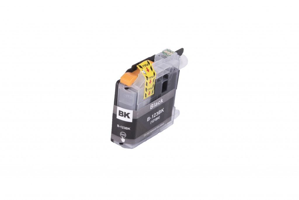 Blekkpatron Brother LC123BK/LC121BK - Sort
