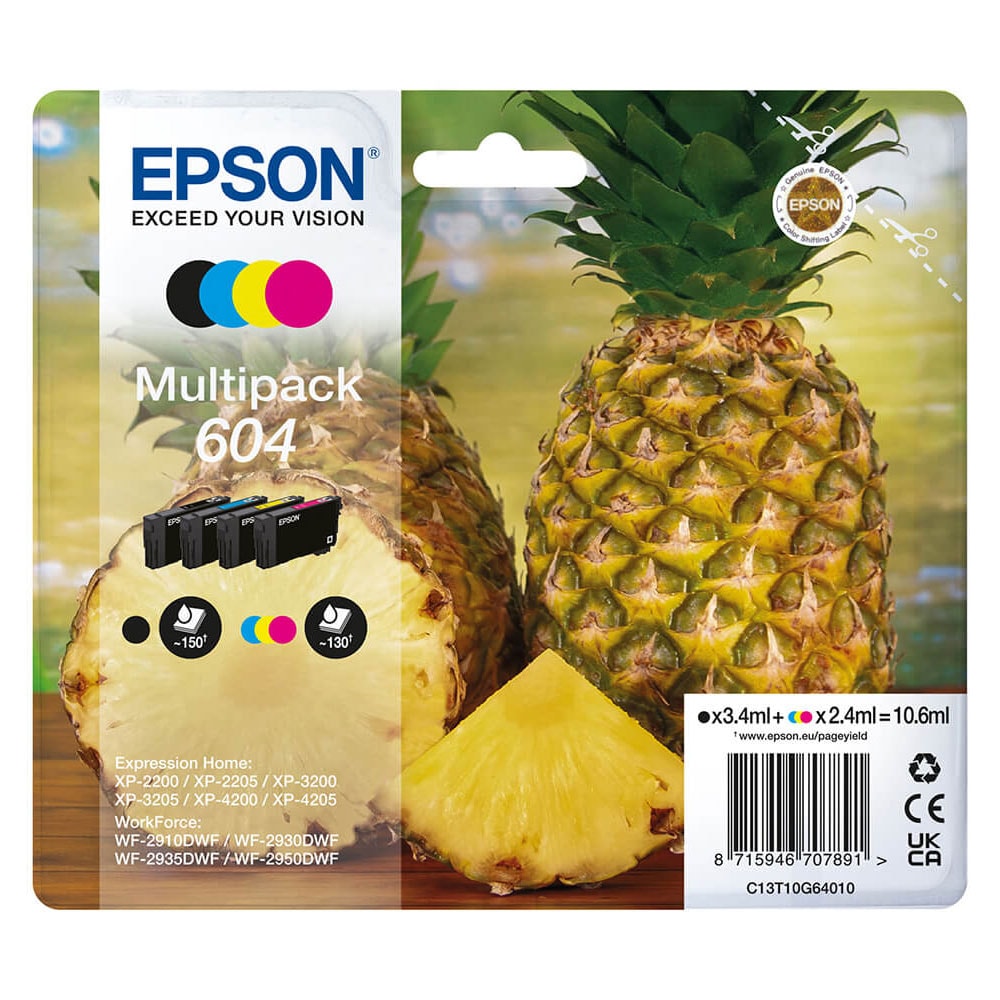 Epson 604 Blekkpatron Multipack