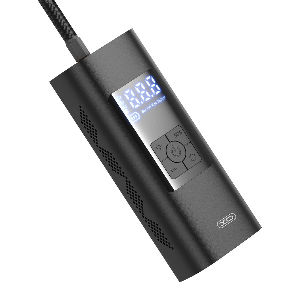 XO portabel oppladbar dekkpumpe 12V