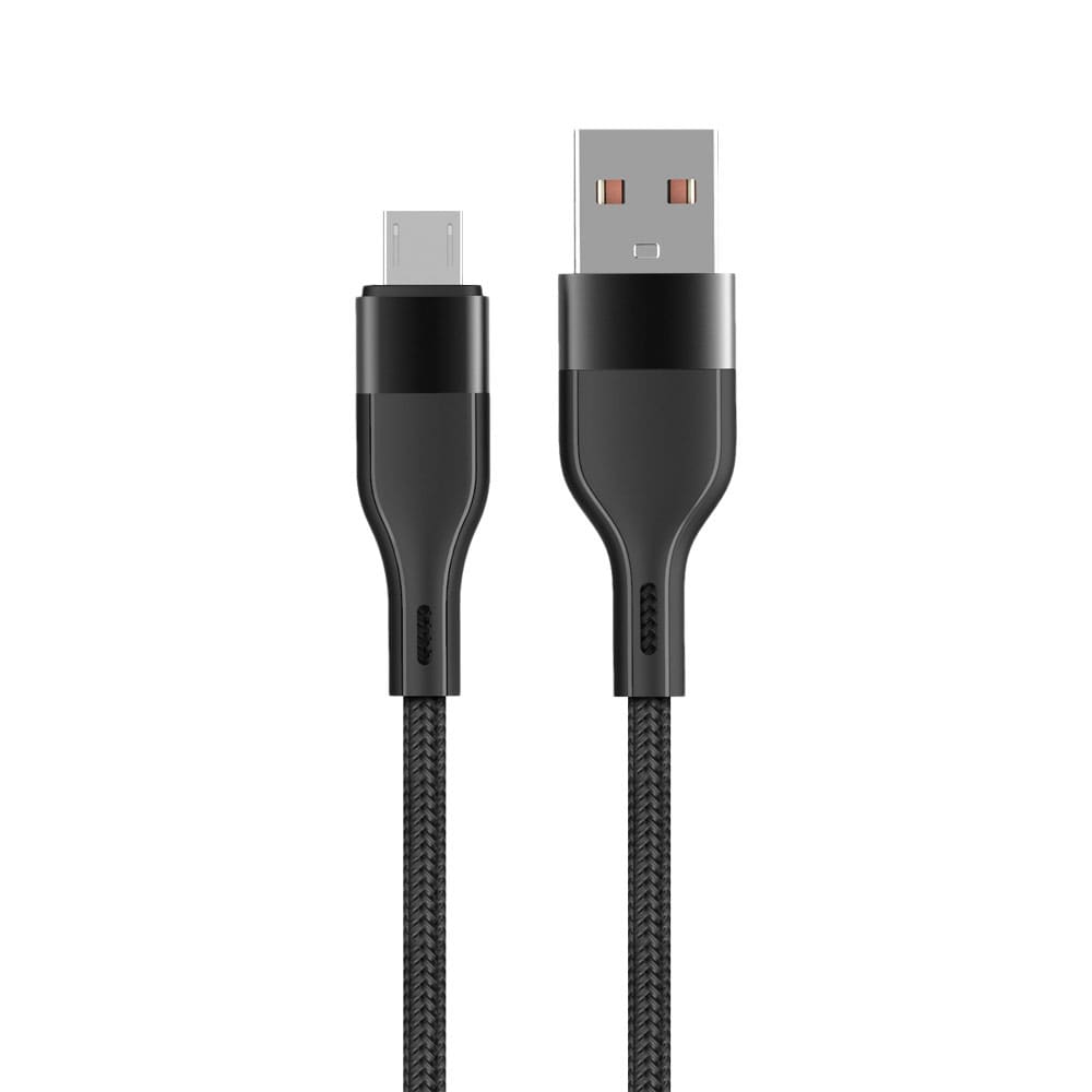 Maxlife USB-Kabel USB til microUSB 2,4A 1m - Sort