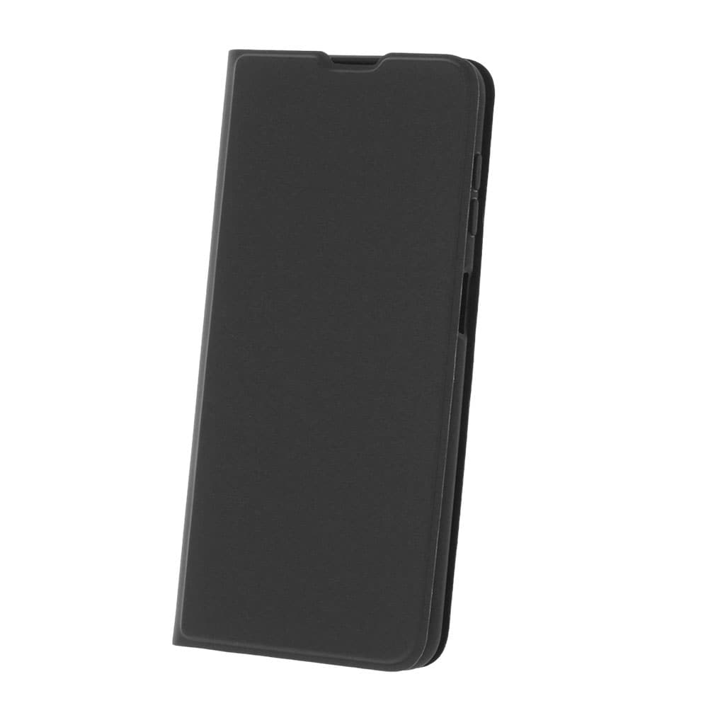 Flip-deksel med stativfunksjon og kortspor til iPhone 15 Pro Max- Sort