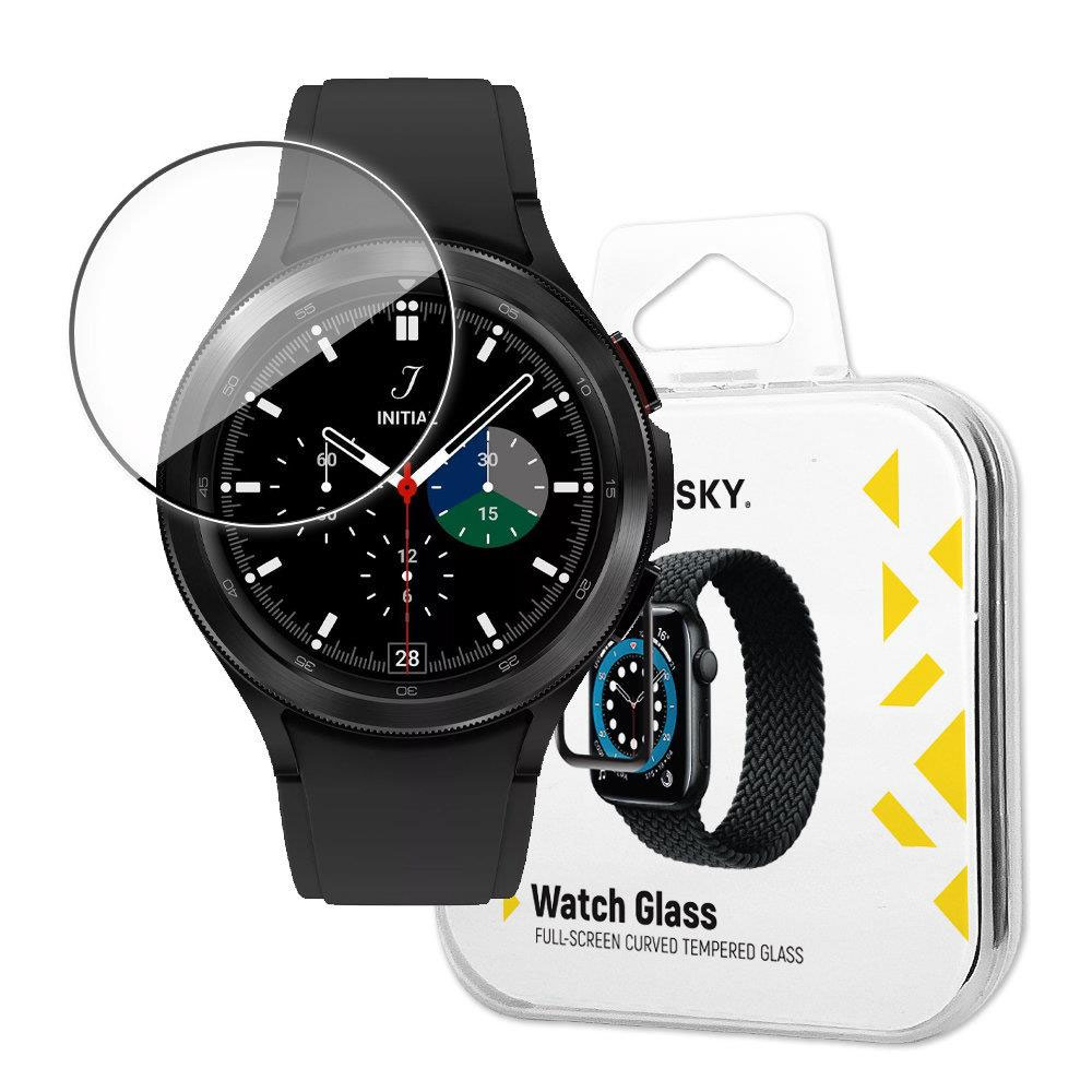 Wozinsky skjermbeskytter til Galaxy Watch 4/5 40 mm - Sort ramme