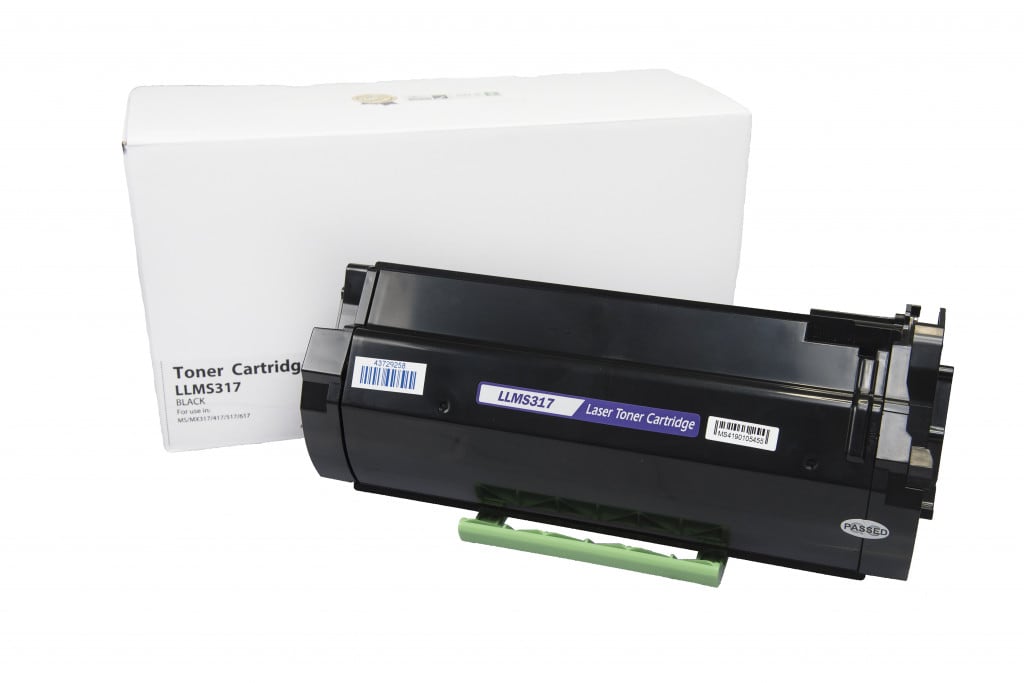 Lasertoner Lexmark 51B2000 - Sort (Uten Chip)